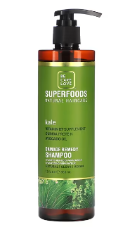 Discover Be Care Love Superfoods Kale Shampoo to Soften Hard Water Locks